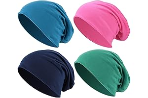 Thin Knit Slouchy Cap Beanie Hat