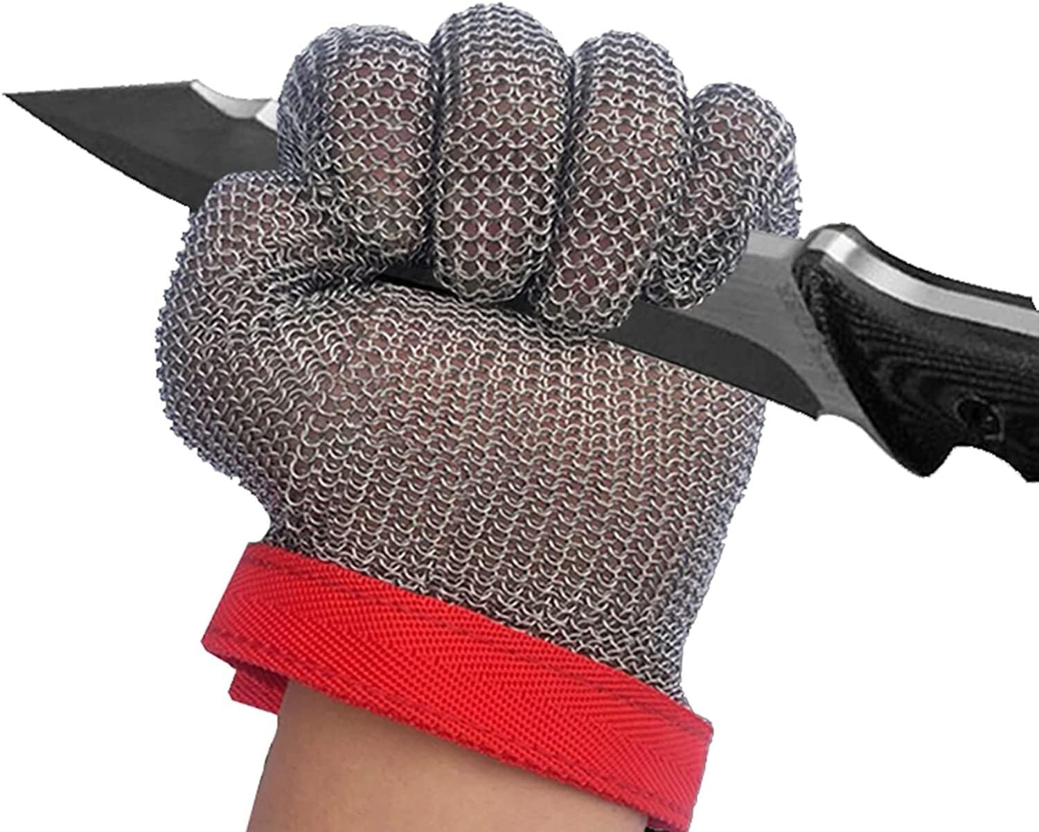 Guantes anticortes resistentes para guantes de trabajo de seguridad alimentaria XS
