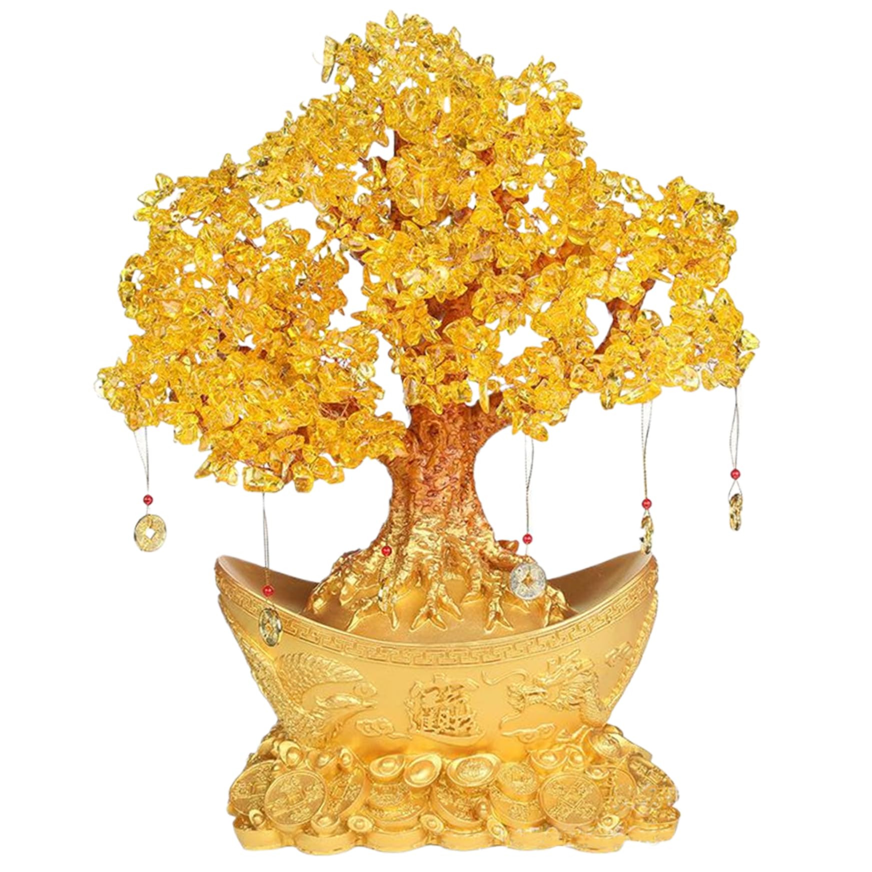 Feng Shui Golden money tree idéal pour décorer le salon et attirer la chance