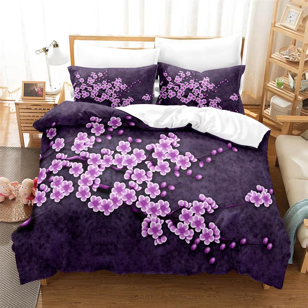 Housse de couette 240 x 260 cm à fleurs pour apaiser vos nuits de sommeil