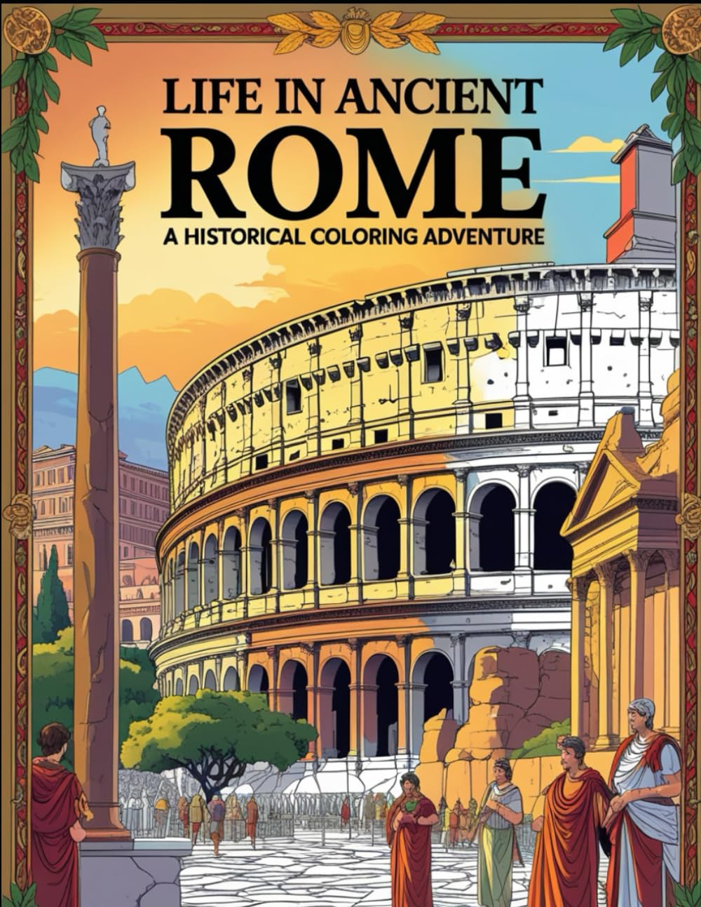 Life in Ancient Rome: A Historical Coloring Adventure