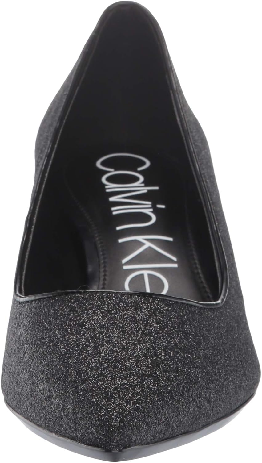 Calvin Klein Women's Genoveva Pump Suede Cognac Shoes