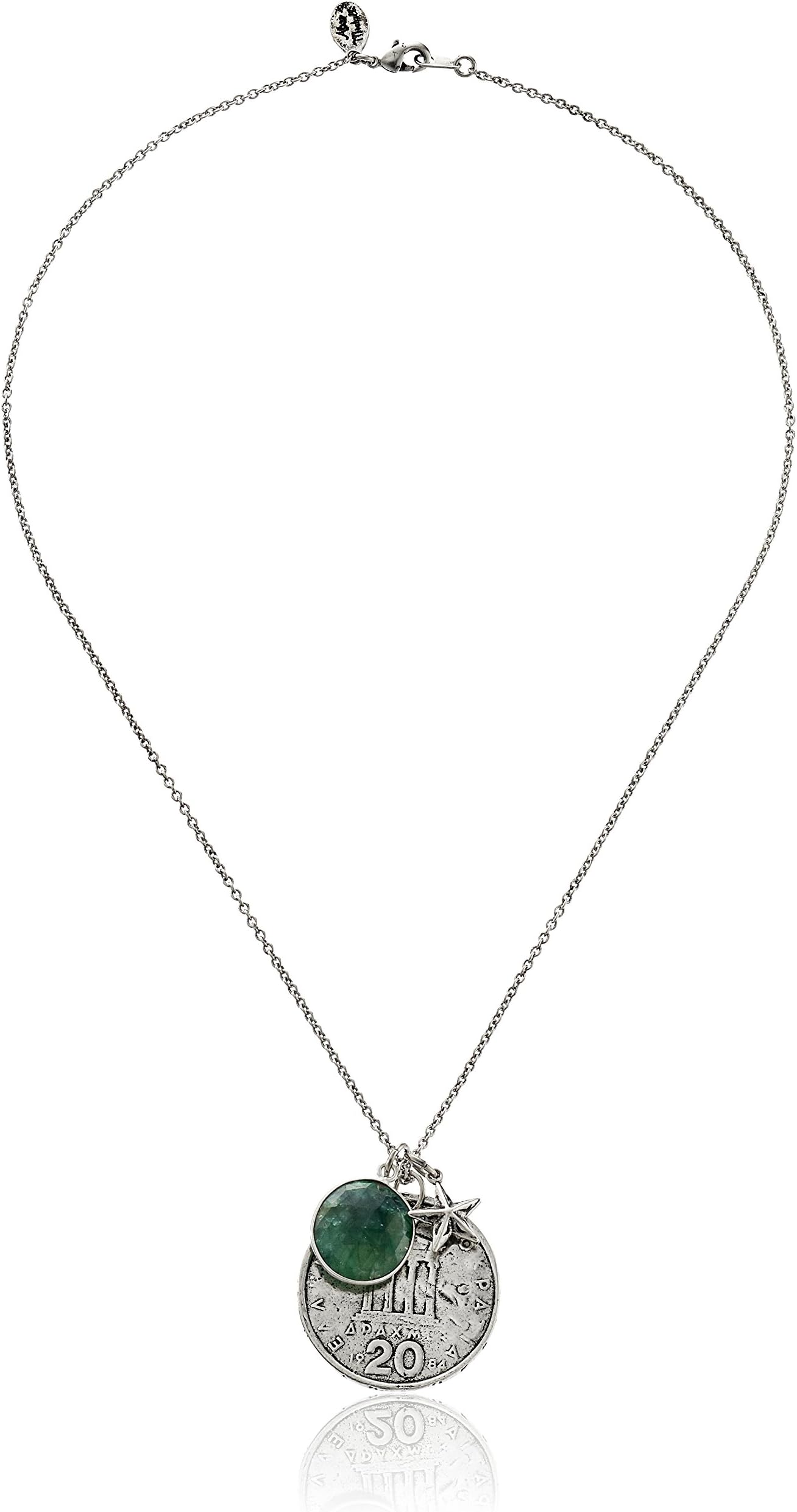Alisa Michelle Sterling Silver Plated Live Well, Love Much, Laugh Often Pendant Necklace, 18"