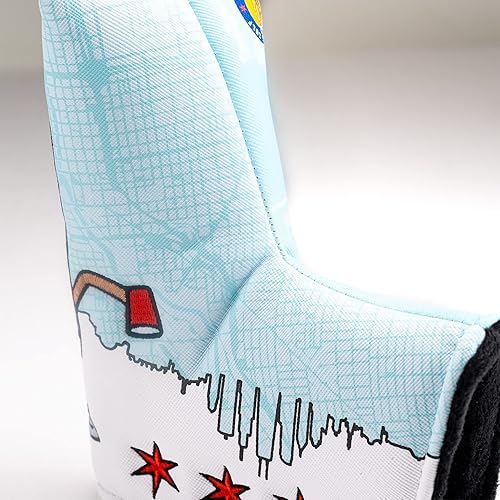 Miniatura 4 de Pins & Aces Funda para putter Chicago Dog  Cuero de primera calidad, hecha a mano, funda para la cabeza de alta calidad  Estilo Chicago Dog  Funda