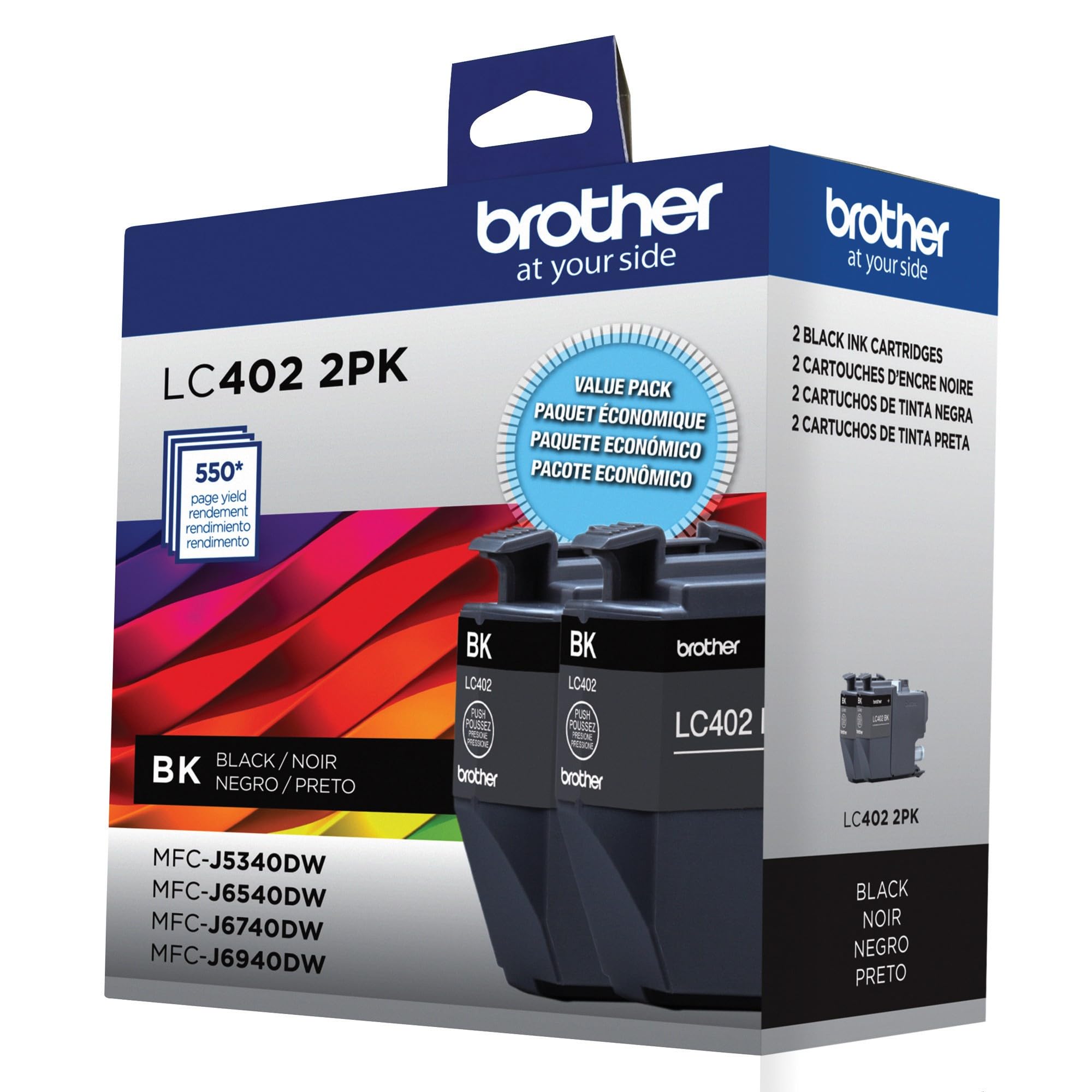 brother インクカートリッジ Amazon.co.jp: Brother(ブラザー) 純正 LC402 2パック 標準印刷可能