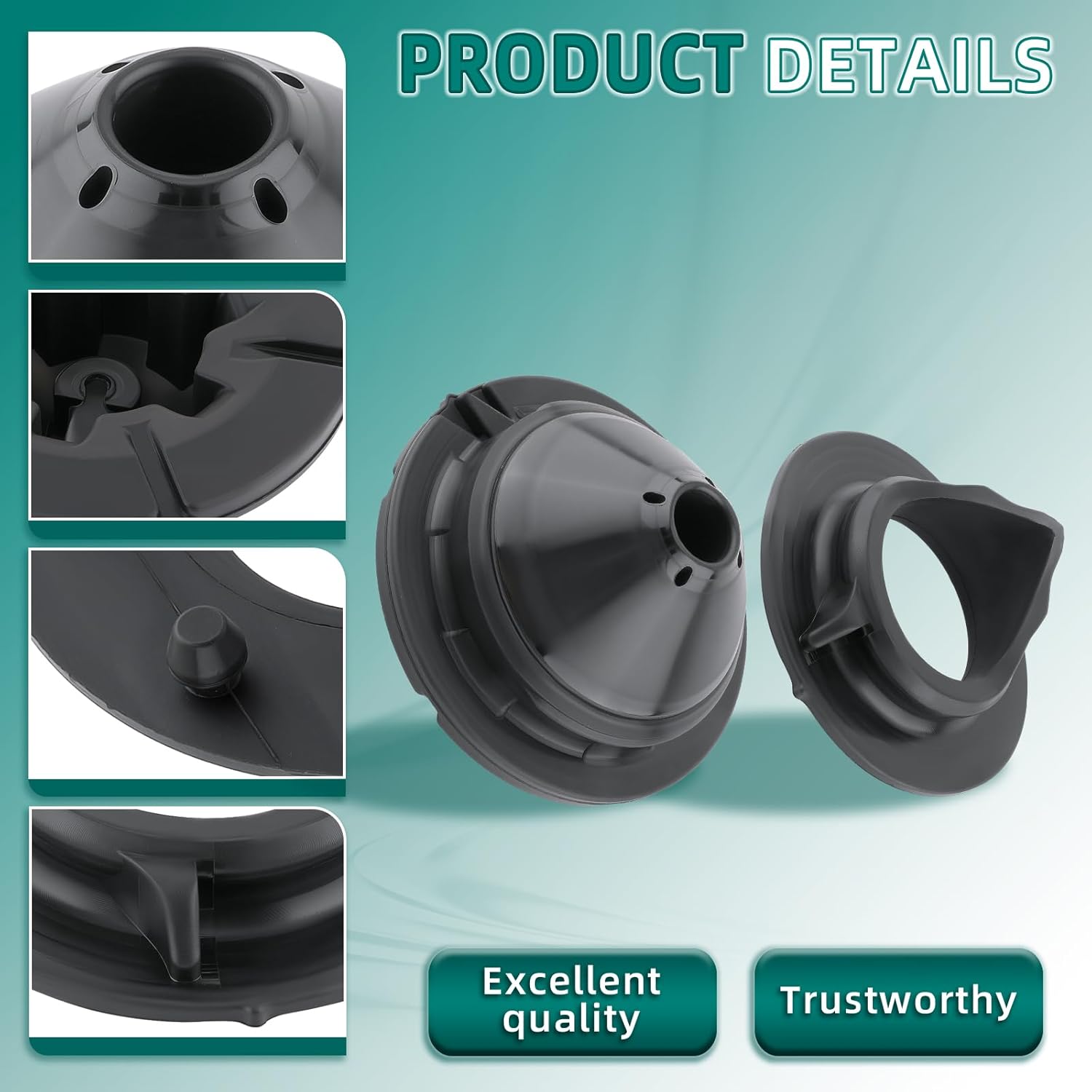 AUTOKAY 52748-SNA-A02 Rear Upper and Lower Coil Spring Insulator Fit for Honda Civic 2006 2007 2008 2009 2010 2011