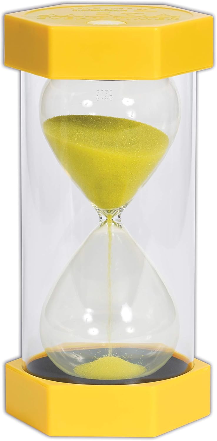 TickiT Mega Sand Timer - 3 Minute - Yellow