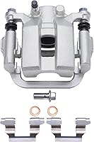 Vista 3 de Detroit Axle - Pastillas de cerámica traseras de repuesto de pinza de freno derecha para Infiniti G35 Nissan 350Z Murano Quest - Juego de 3 piezas