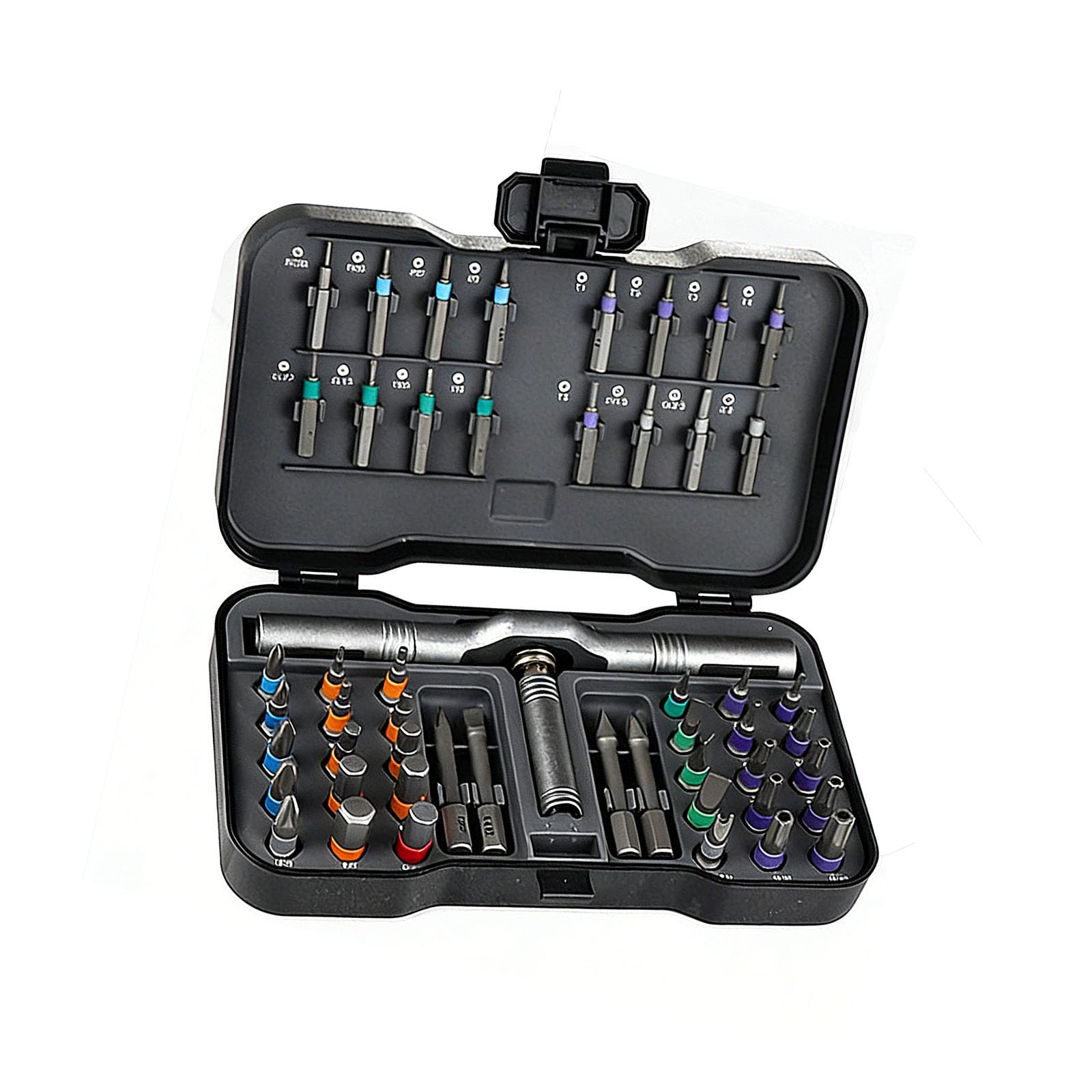 Tsophreniq Light Professional Screwdriver Set With Strong Magnetism And Color Coded Bits For Quick Identification In Various Applications Tool