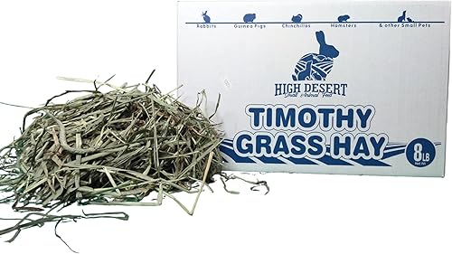 Miniatura 4 de Heno de pasto Timothy de primer corte, heno natural prémium para conejos, cobayas, chinchillas y hurones, alimento rico en fibra para animales