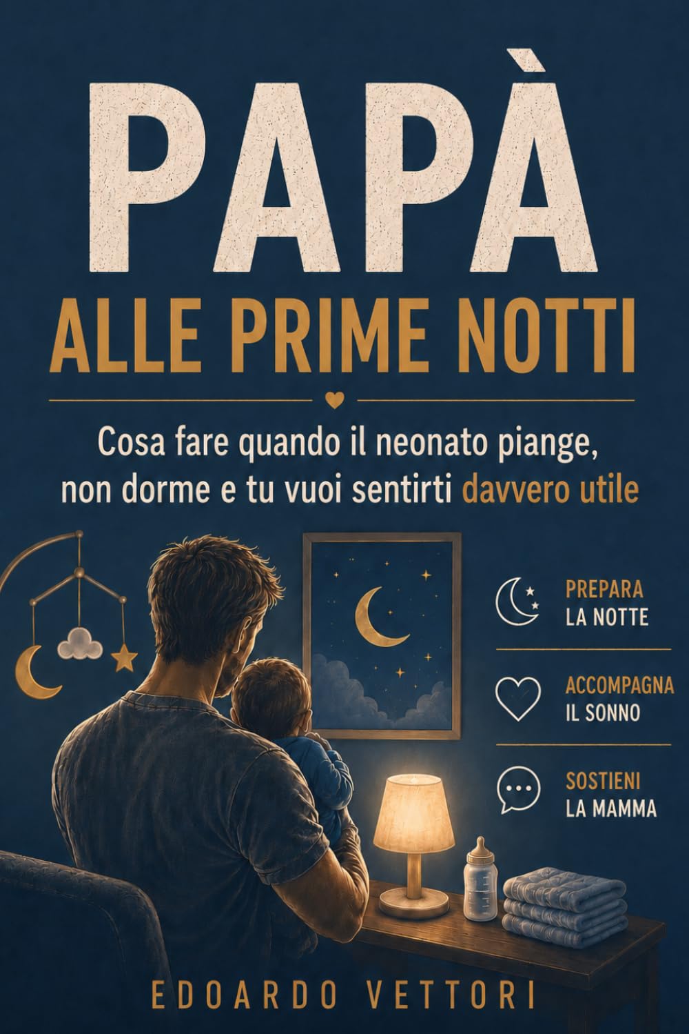 PAPÀ ALLE PRIME NOTTI: Cosa fare quando il neonato piange, non dorme e tu vuoi sentirti davvero utile
