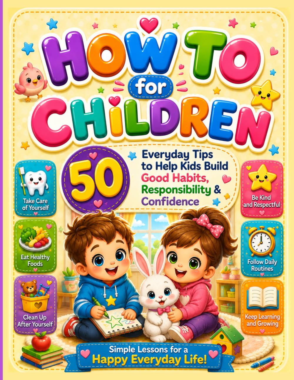 How To For Children: Everyday Tips to Help Kids Build Good Habits, Responsibility & Take Care of Yourself Confidence