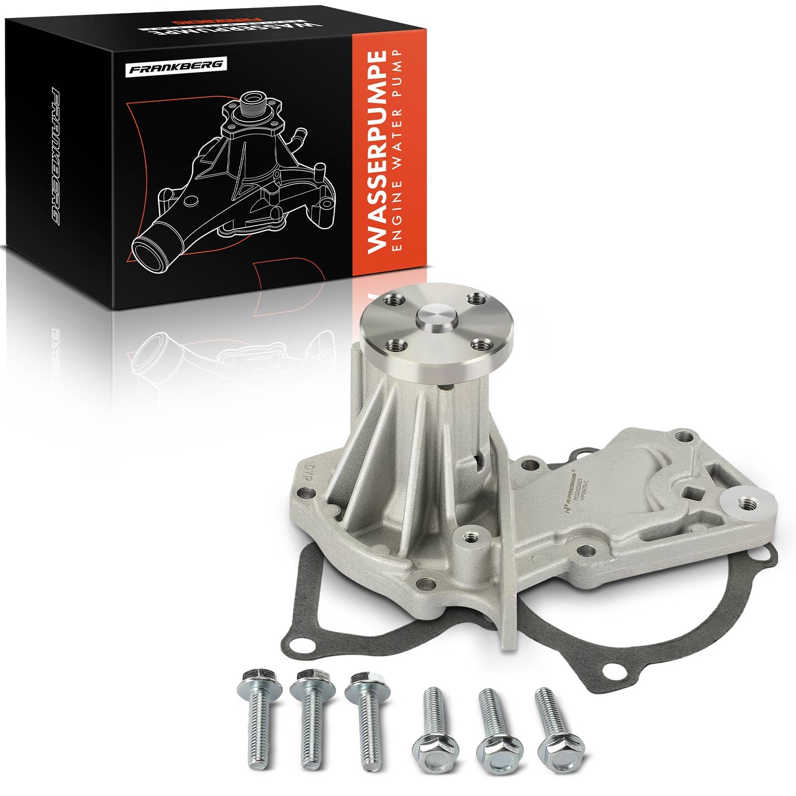 Frankberg Pompa acqua Liquido refrigerante Benzina Compatibile con 2 DY 1.4L Fiesta V JD JH 1.4L C-Max DM2 1.6L Fiesta V JD JH 1.2L Fusion JU 1.4L Replace# 1472867