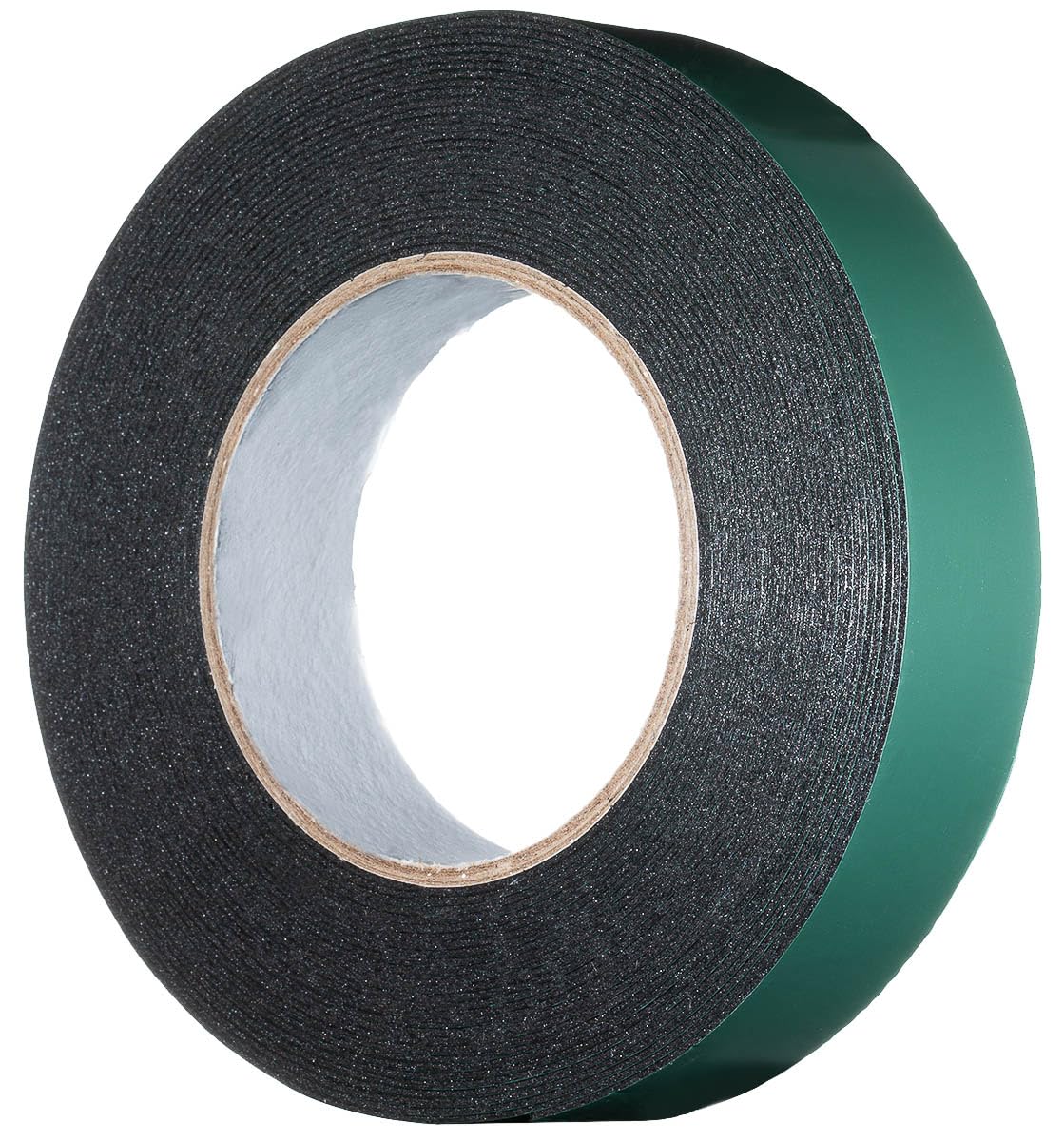 Yoiyee Black 30Mm X 10M Double Sided Foam Tape, Strong Sticky Adhesive Green Film Glazing Tape, Pe Sponge Strip Sticky Mounting Tape,