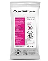Vista 1 de Metrex CaviWipes - Toallitas desinfectantes no tejidas duraderas para superficies duras y no porosas en atención médica y laboratorio, pre-saturadas