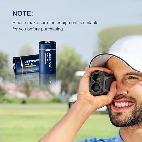 Miniatura 7 de Batería de litio CR2 de 3 V, baterías CR2 para telémetro de golf, linterna, cámaras fotográficas, sistemas de alarma, paquete de 2 (no recargables)