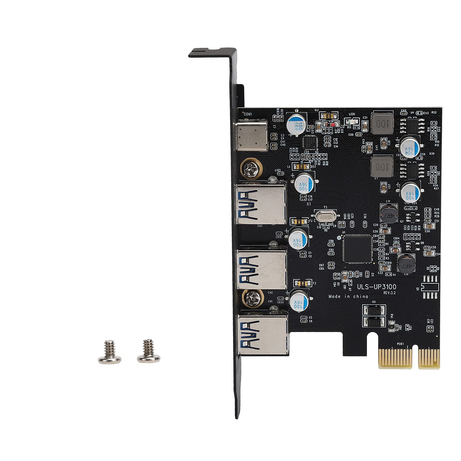 Ausla Scheda di Espansione PCIe a USB 3.0 TypeC, 3 Porte