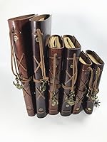 Vista 2 de Ailifly Cuaderno de escritura de cuero náutico vintage, hojas sueltas en blanco, recargable, diario de viaje en relieve, cuaderno en espiral