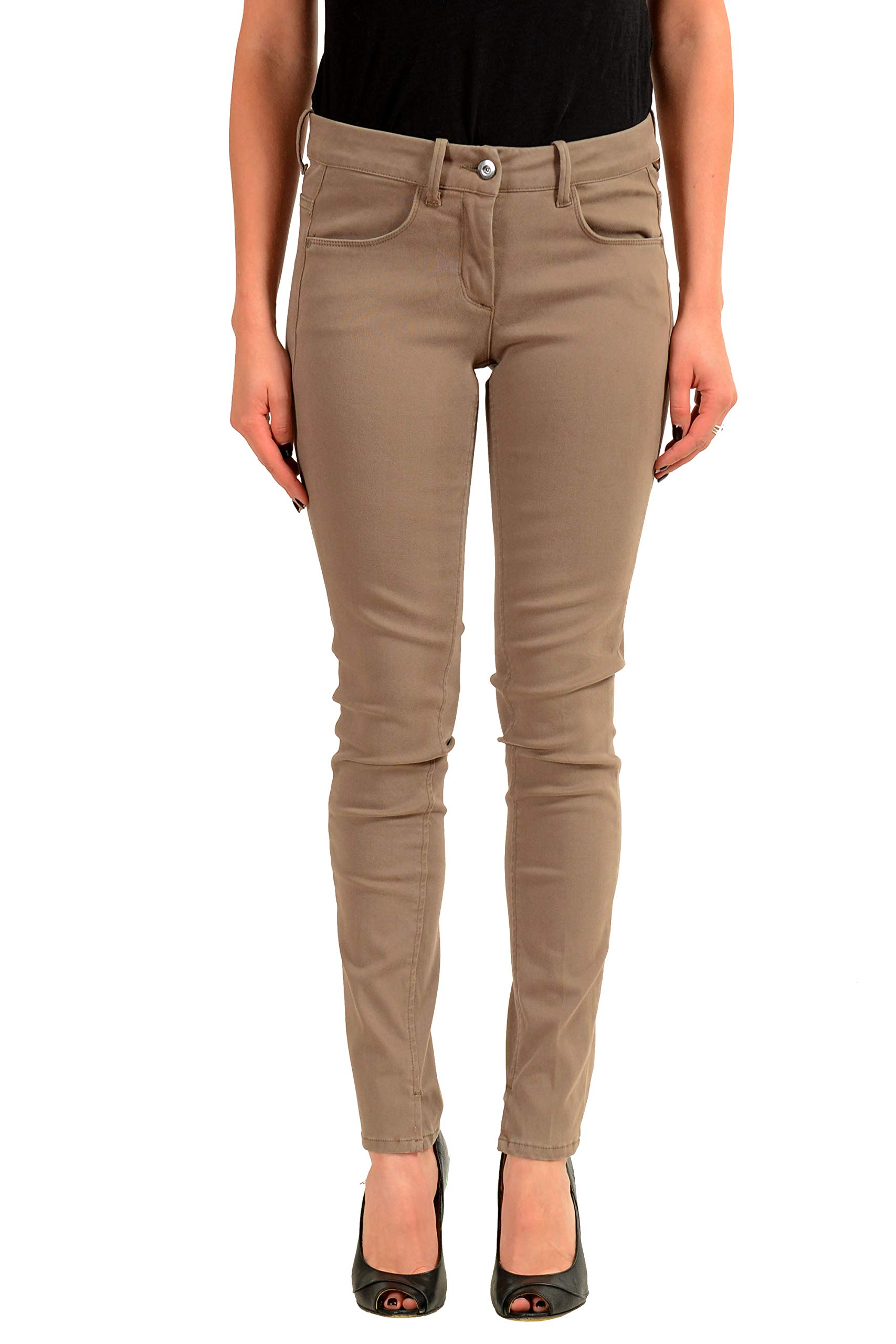 Moncler Womens Gray Stretch Skinny Casual Pants US 6 IT 42