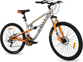 IBK Bicicletta MTB 27.5'' Pollici Bici Global Mountain Bike BIAMMORTIZZATA Ragazzo Cambio 21 Velocità Freni a Disco