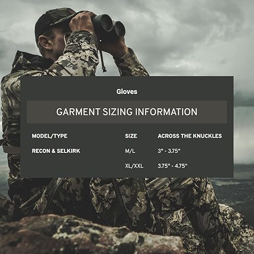 Miniatura 7 de Pnuma Guantes de caza para hombre al aire libre, a prueba de elementos, transpirables, impermeables, elásticos, de media temporada, con paneles
