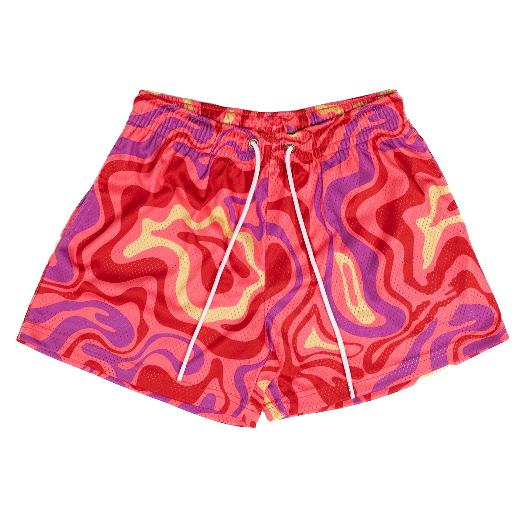 DIOTSR Mens Art Graphic Basketball Shorts Casual Athletic Running Shorts Cool Streetwear Designer Shorts Drawstring