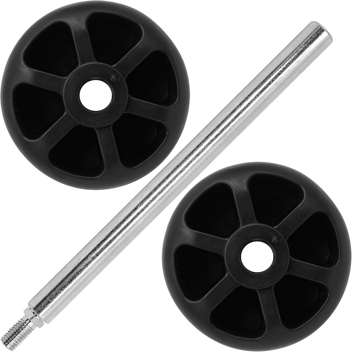 Caltric M115245 M124203 Deck Wheel and Pin Compatible with John Deere 1504 1505 1570 1575 1580 1585