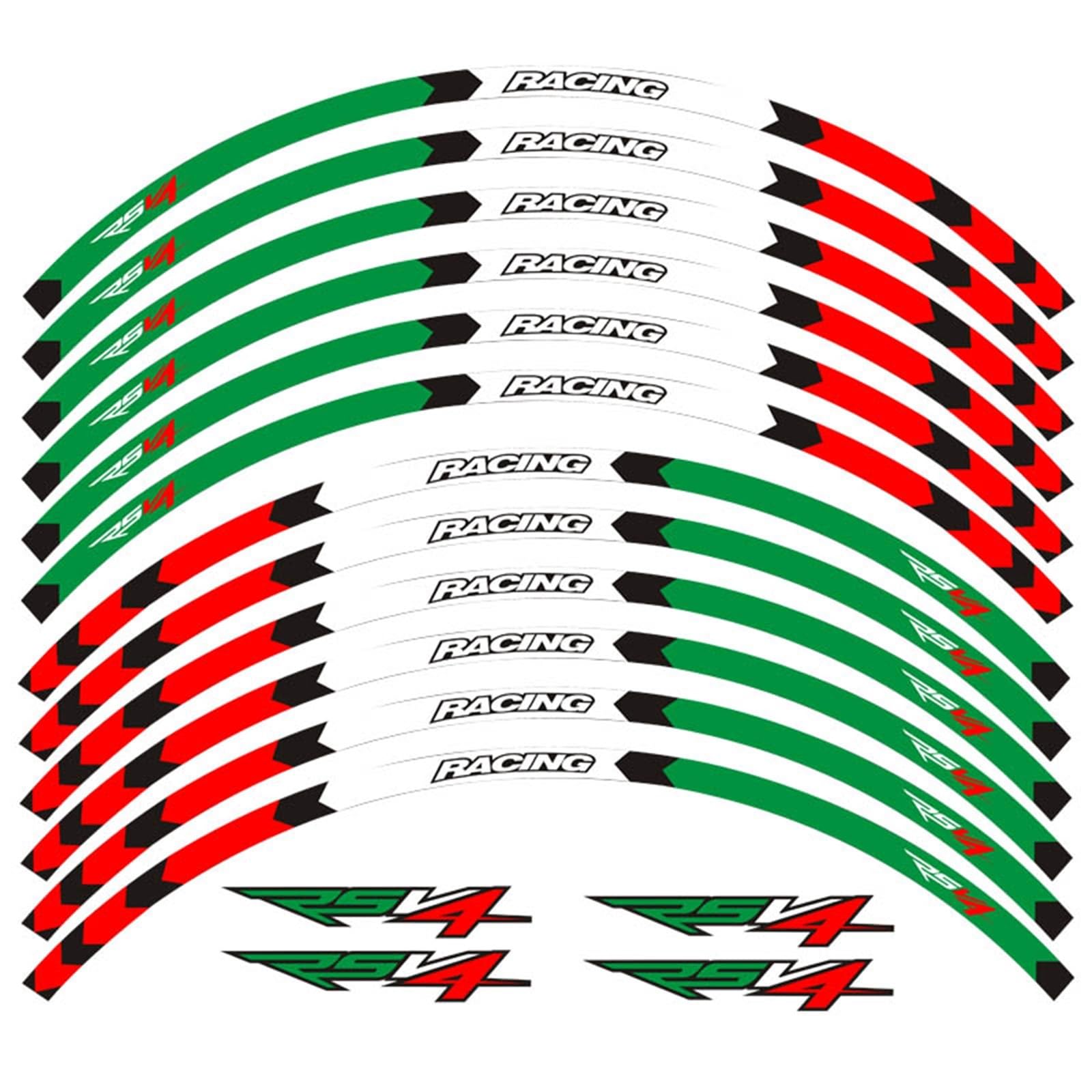 Decorative Stickers Motorcycle Wheel Sticker Stripe Reflective Rim for Aprilia RSV4 Rsv4