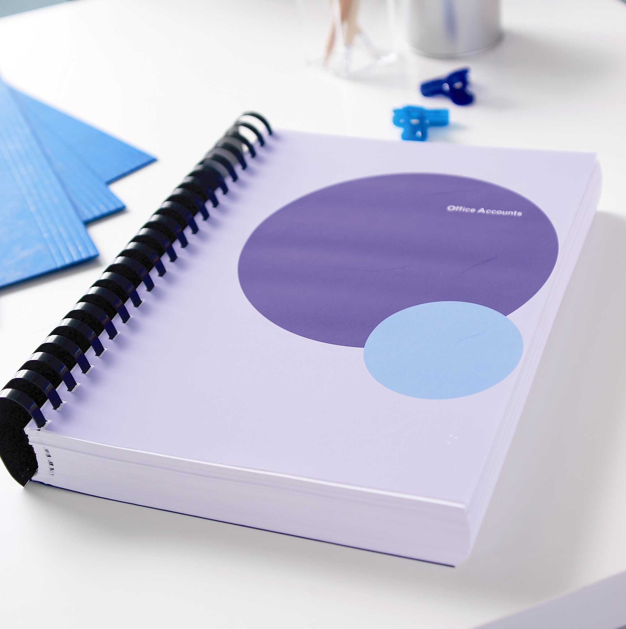 Dorsi Plastici Per Rilegatura Fellowes - 21 Anelli, Passo 9/16", Diametro 16mm | Confezione Da 25 Pezzi Nero - Foto 5