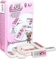 Vista 2 de LOL Surprise - Juego de juego de mesa con juego de mesa LOL Doll Dominos, calcomanías, más Paquete de juegos de cumpleaños para niños