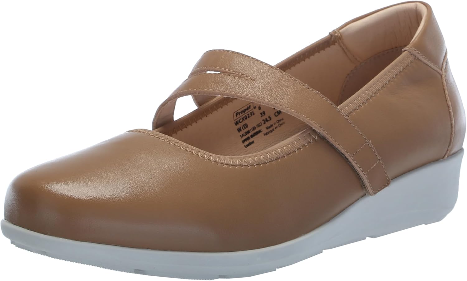 Propet Womens Yara Mary Jane Slip On Flats Casual - Black