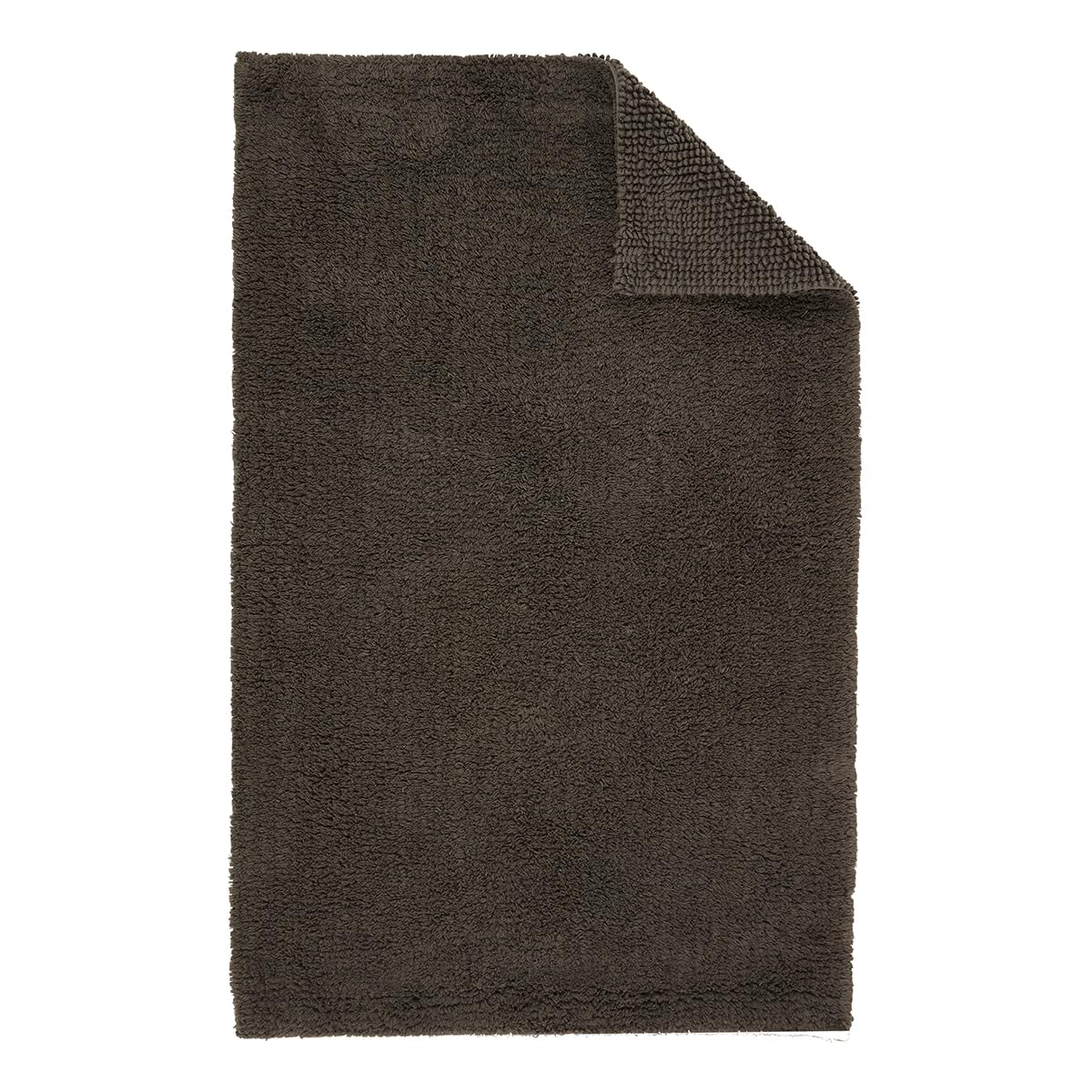 Christy Graphite Reversible Bath Mat | Highly Absorbent Heavyweight 1800Gsm | Invigorating Looped Cotton | Soft Bathroom Shower Mats | 100% Cotton | Sustainably Made |