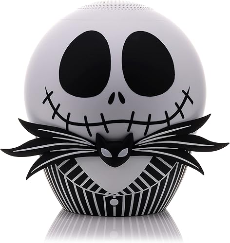 Bitty Boomers Bigger Disney: Altavoz Bluetooth inalámbrico Jack Skellington de 8 pulgadas
