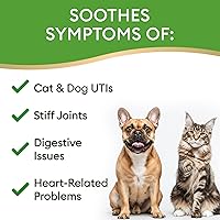Vista 5 de Vitaminas líquidas para gatos y perros y suplementos con vitamina C, vitamina D3, vitamina B12, gotas de hierbas naturales, cultivadas