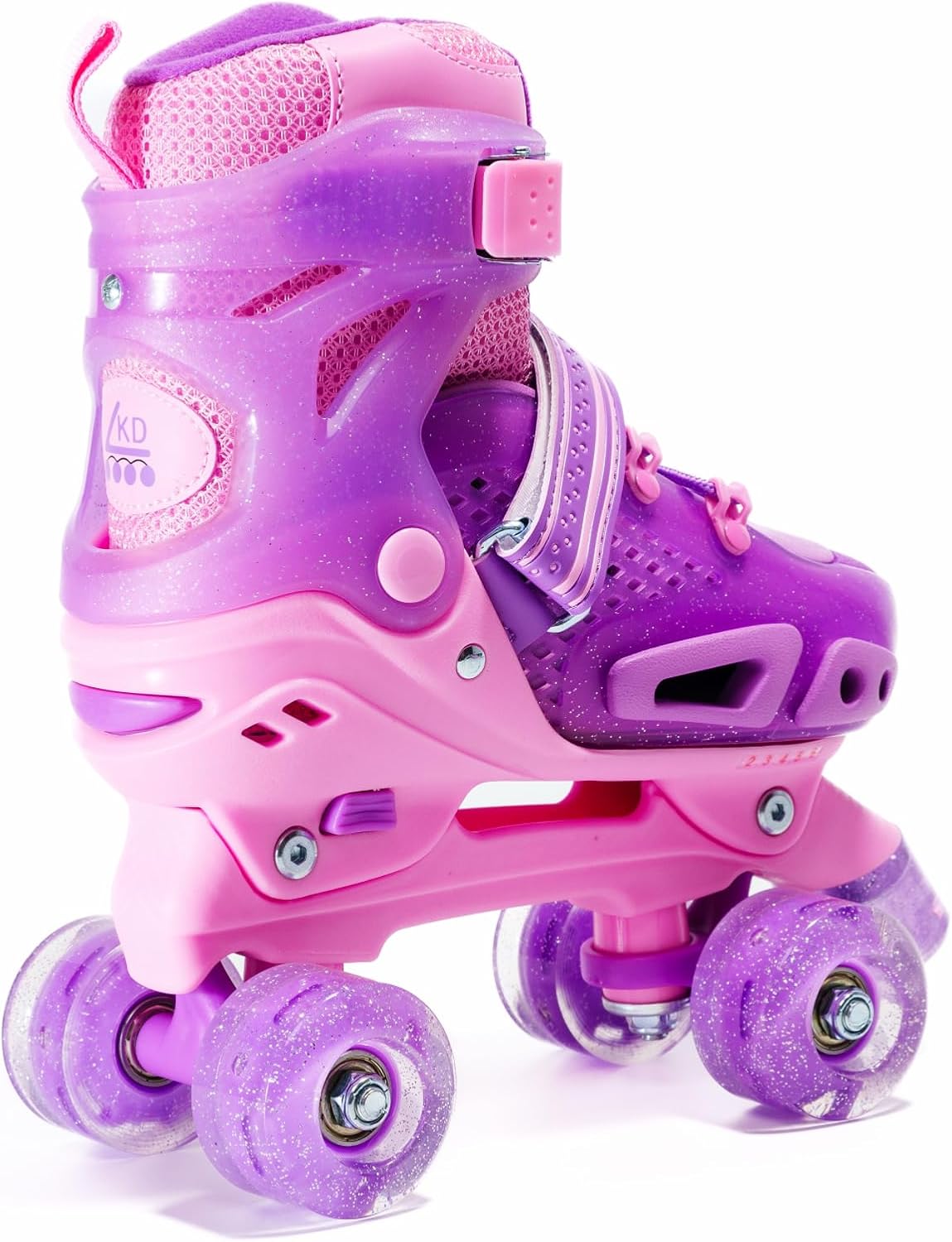 LKD Roller Skates for Kids Girls Boys 4 Size Adjustable Kids Roller Skates with Wheels for Children, Teens, Beginner & Advance, Indoor Outdoor - Image 2