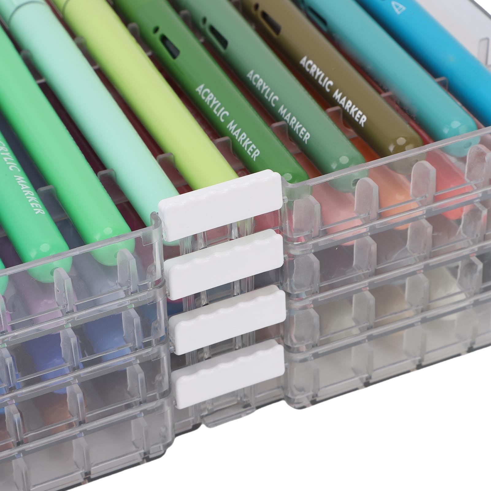 SIXRUN 60 Set di Vernici Acriliche a Colori, Set d'arte Versatile per Pittura Rocciosa, Ceramica, Vetro, Legno e Tessuto