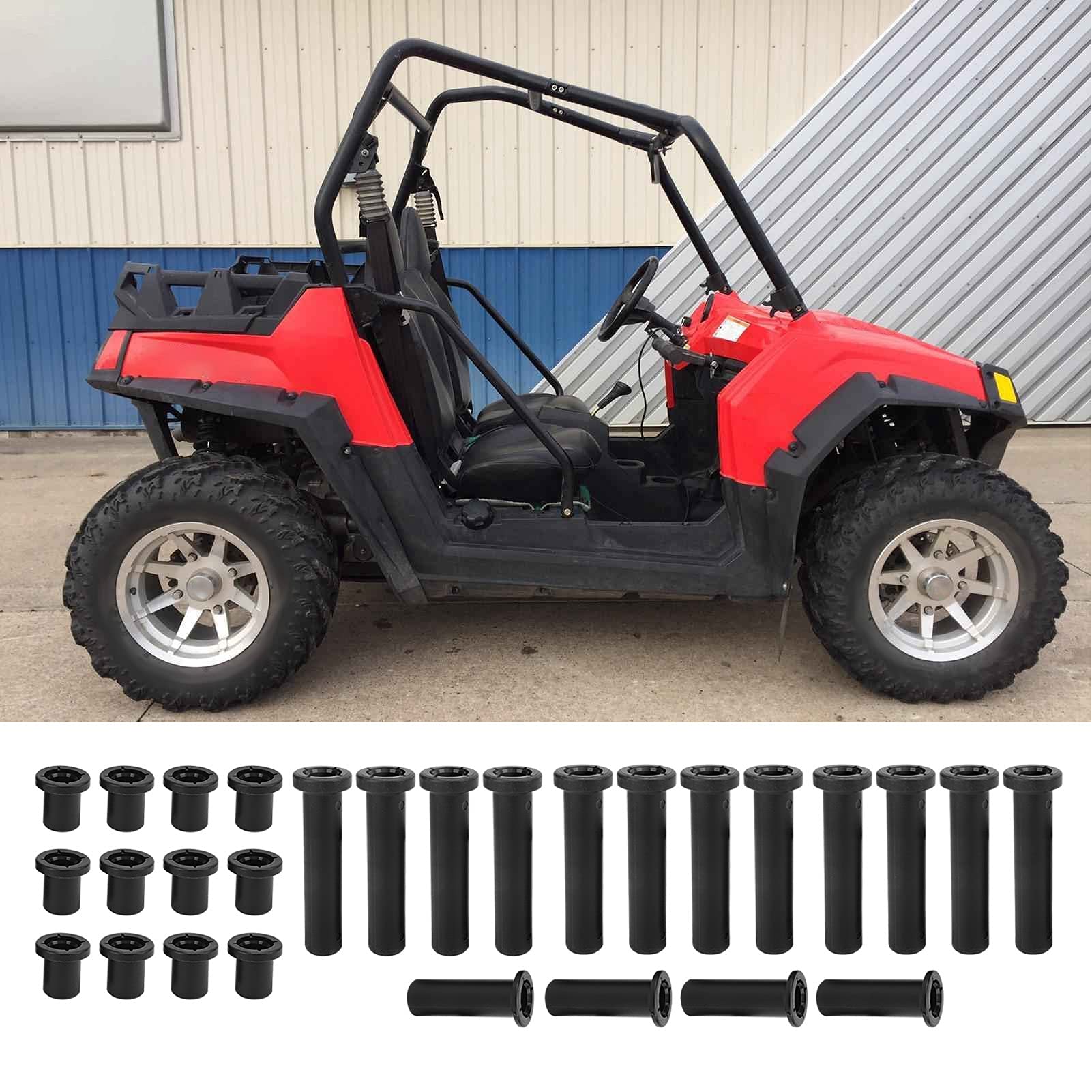 28 Pièces Kit Bagues Bras De Suspension Avant Arrière Pour Polaris RZR 800 / S 4 800 - Remplacement 5439874