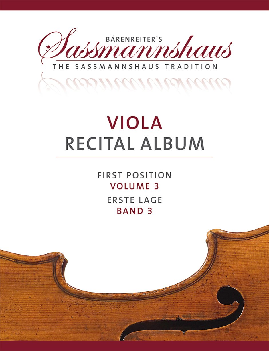 Viola Recital Album Volume 3: 7 Recital Pieces in First Position for Viola and Piano or Two Violas      Sheet music – November 28, 2017