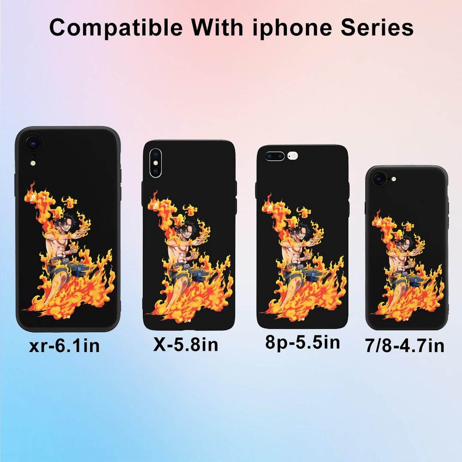 Amazon.co.jp: iPhone 11ケース ワンピース エース 火拳 ONE PIECE