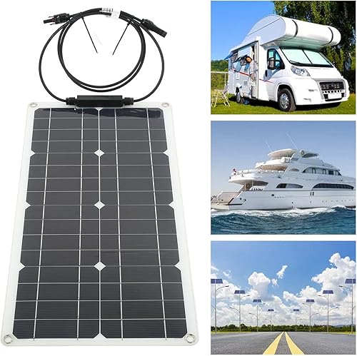 Miniatura 7 de Cargador de energía monocristalino de alta eficiencia para módulo fotovoltaico de 25 W, 12 V, cargador solar hermético de alta transmitancia, panel