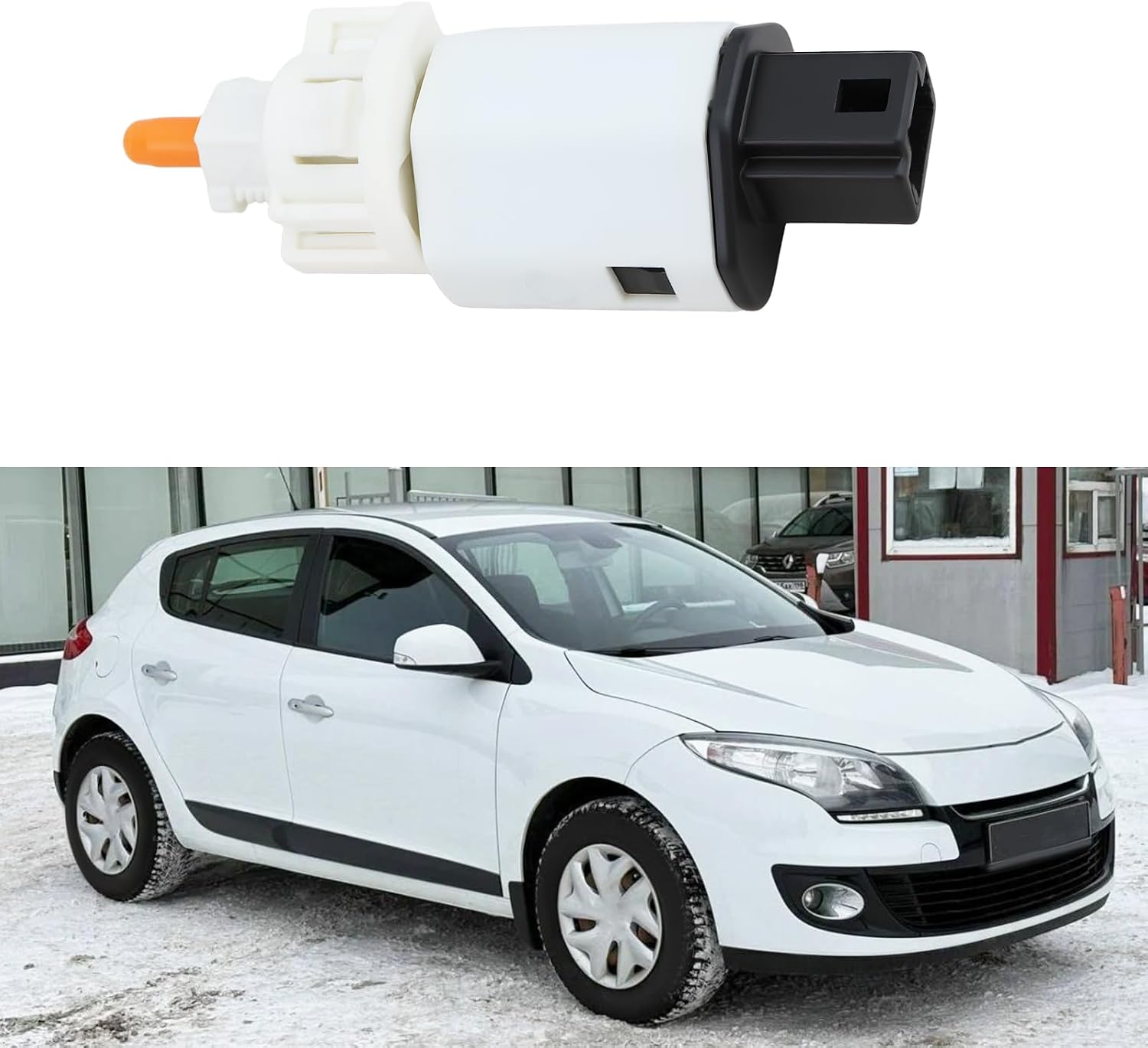Brake Light Switch 4 Pin Replace OEM 253200005R 253209243R Compatible with Renault Megane III