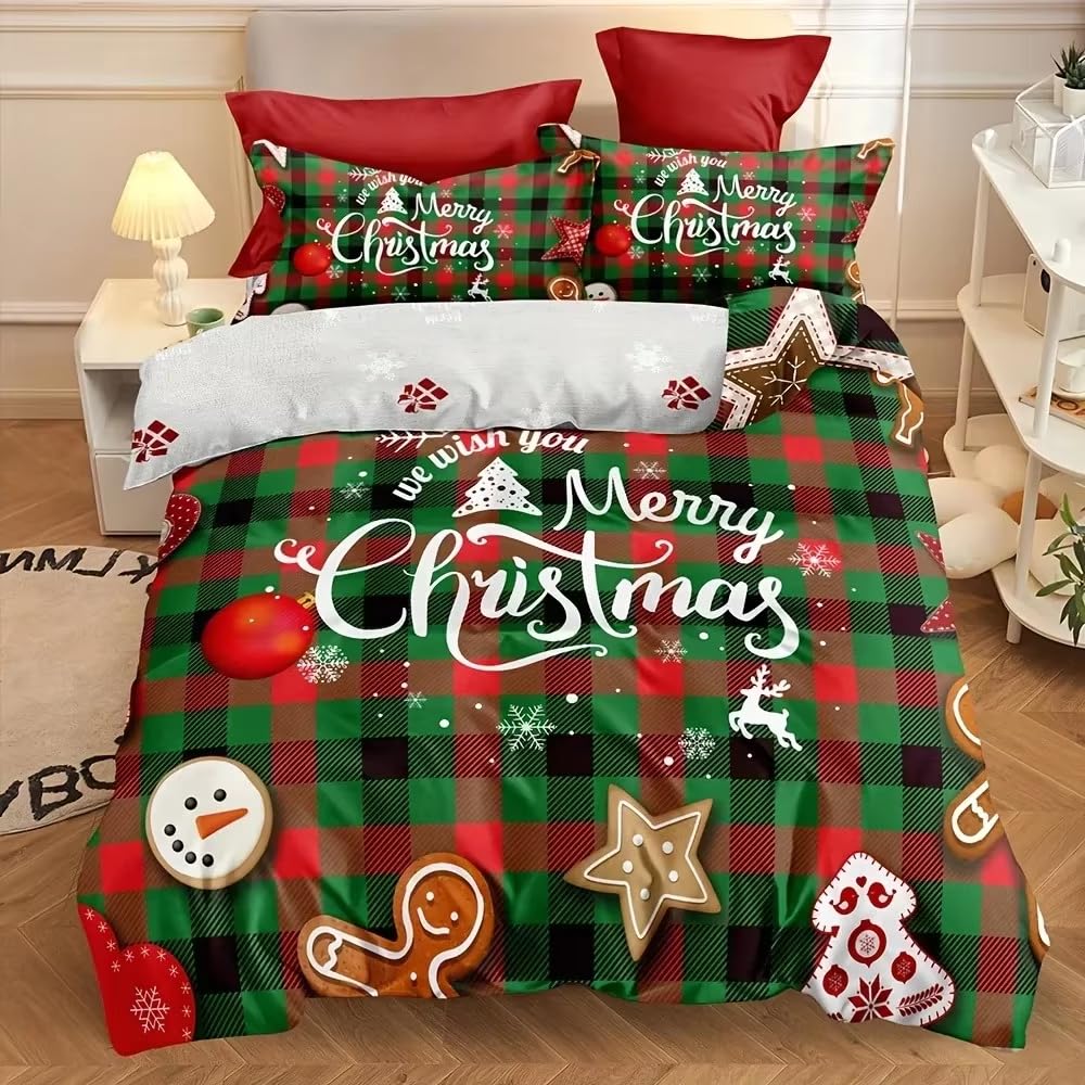 Parure de lit 240x220 de Noël finis les lits froids en hiver