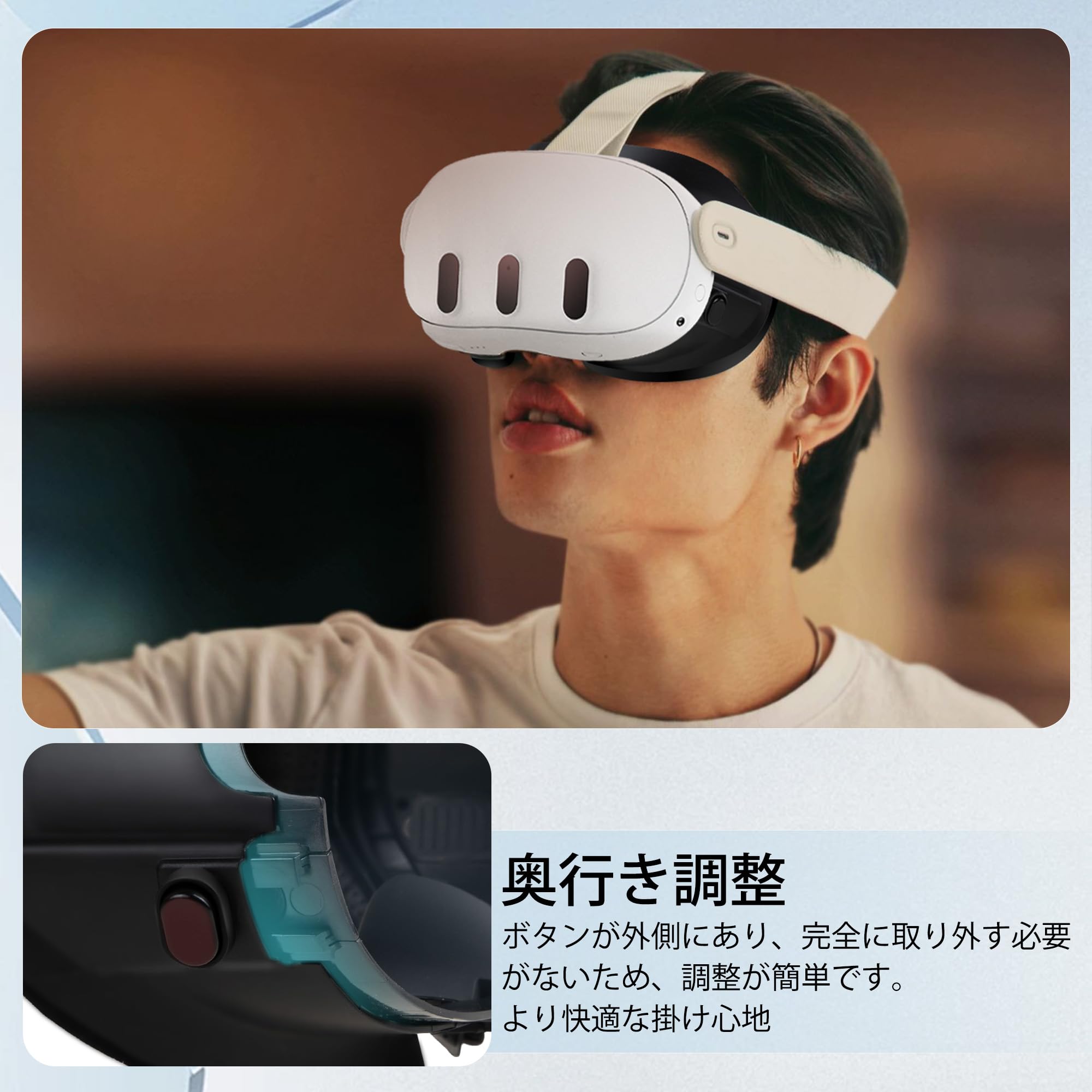 Amazon | Newzerol フェイスパッド Quest 3 に対応フェイスクッション