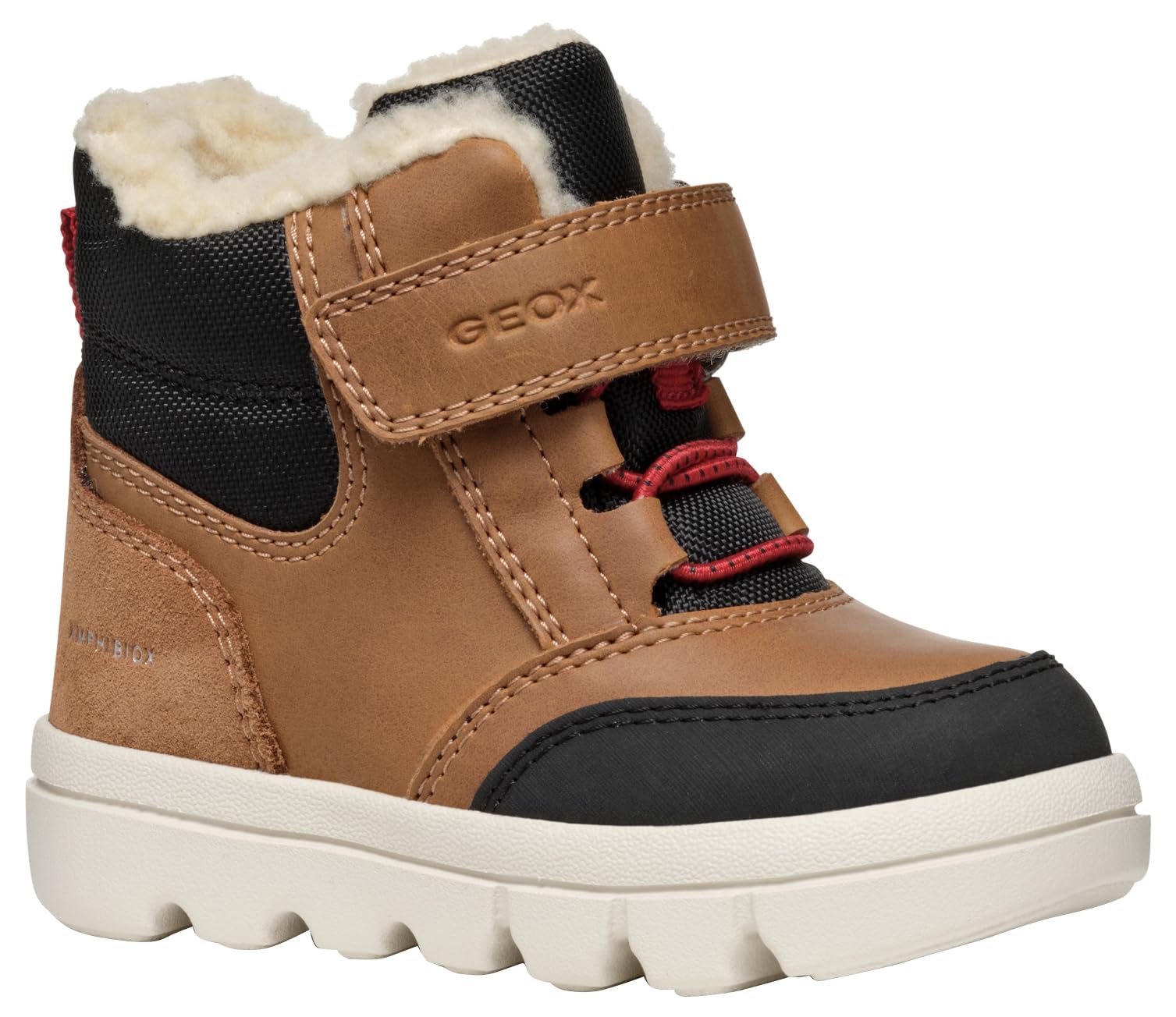 Geox B WILLABOOM BOY B AB Ankle Boot, Tobacco, 7.5 UK Child