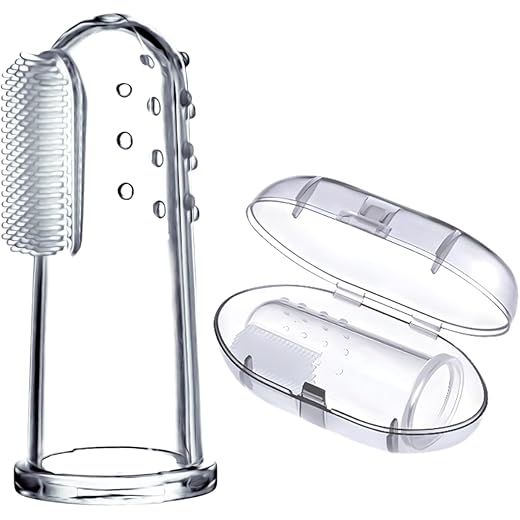 LilyTots Silicone Baby Finger Toothbrush