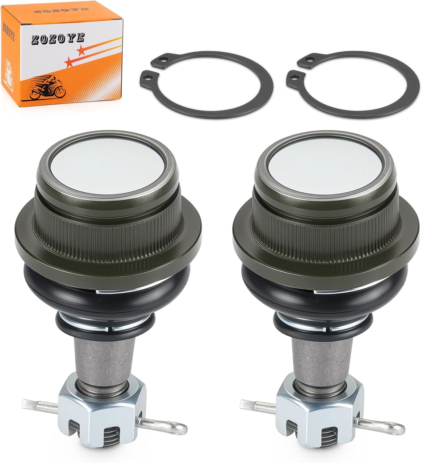 2Pcs Front Lower A Arm Ball Joint for Kawasaki Mule 600 610 2010-4010 KAF 400 540 620 950 SX 1990-2024 59266-1080