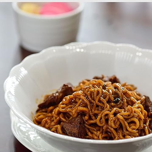 Miniatura 4 de Ramen Fideos 5 sabores surtidos Combo – Shin Ramyun, Chapagetti, fideos Kimchi, fideos pronto (veganos), Neoguri – Paquete total de 5 (1 paquete