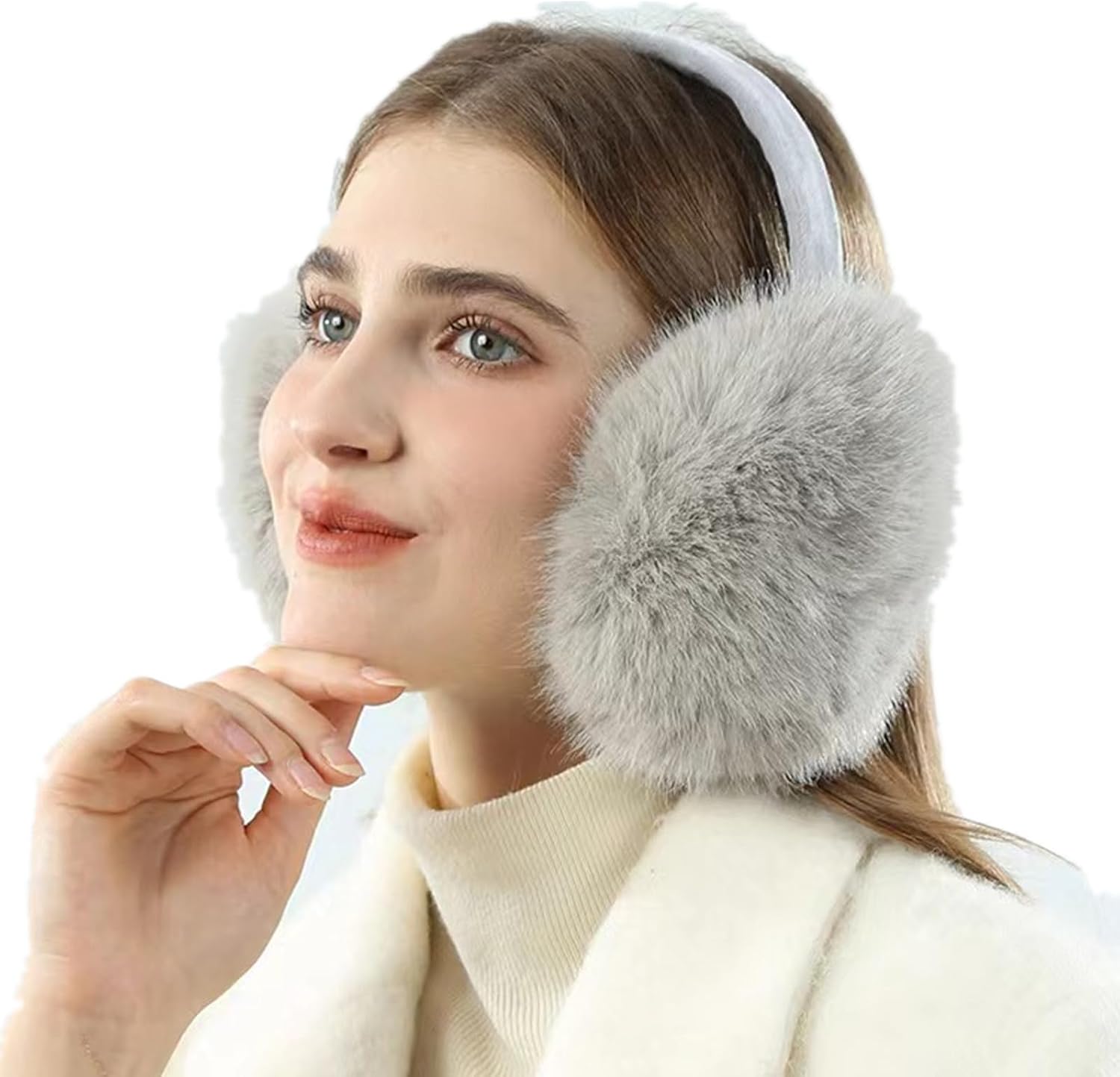 Winter Ear muffs Faux Fur Warm Earmuffs Cute Foldable Outdoor Ear Warmers For Women Girls