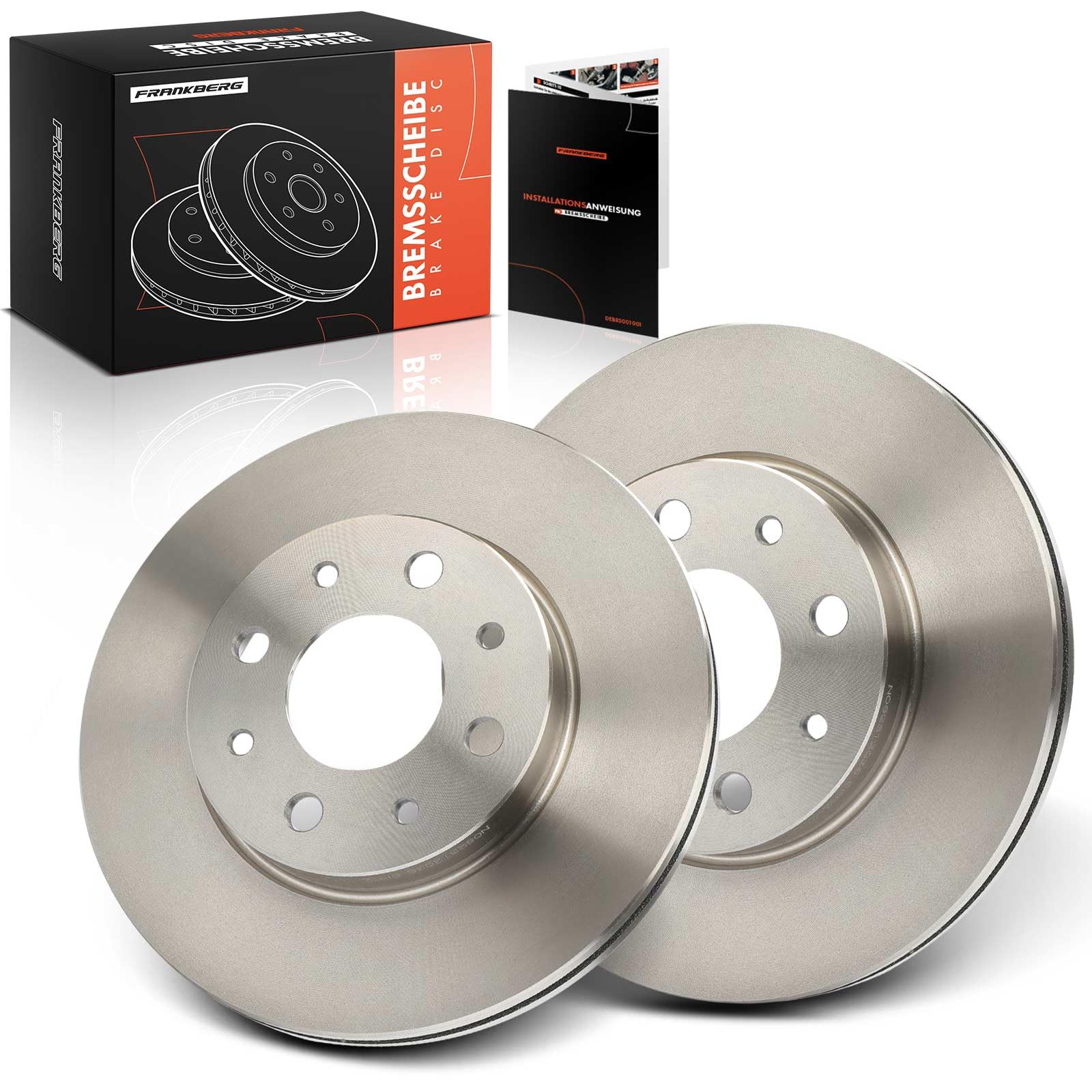 Frankberg 2 dischi freno anteriori ventilati ⌀240mm 46788929 1541806 | Compatibile con: 500 312, 169, KA RU8, 500 C 312, Box/Hatchback 169