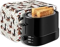 Vista 37 de Marbling Butterfly Print 2 Slice Toaster Dust Cover, Kitchen Small Appliance, Anti Dust and Fingerprint Bread Machine Cover